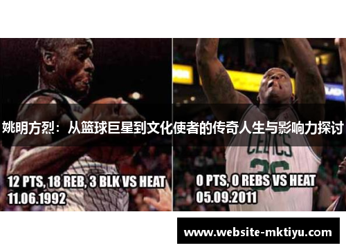 姚明方烈：从篮球巨星到文化使者的传奇人生与影响力探讨